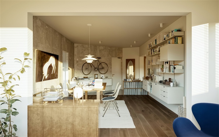 重庆办公室中古风办公与生活的结合